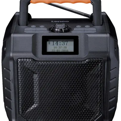 Radio LENCO ODR-160GY DAB+/FM/Bluetooth/Aux-in 35W (RMS) 230V/accu nero 