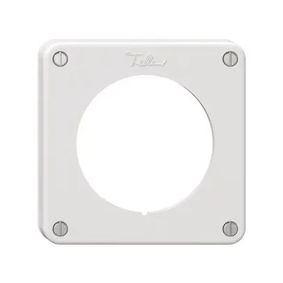 Couvercle NEVO, p.lampe de signalisation, a.vis & joint, a.joint blanc, blanc 