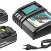 Caricabatterie CIMCO Makita con 2×accu Makita 18V 5 Ah 