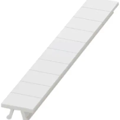 Nastro Zack ZB bianco virgine per morsetti l=8.2mm 