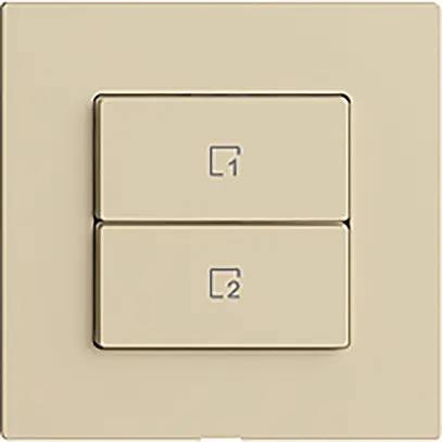 Poussoir scène 2 scènes vertical/2T Edue Wiser vanille 