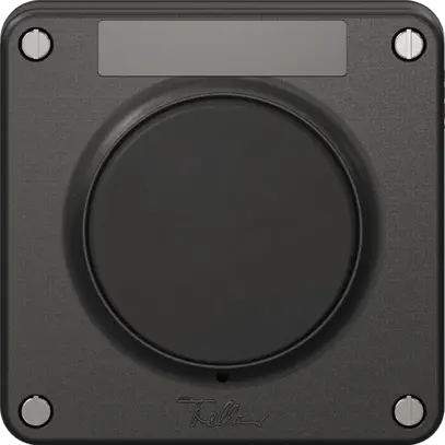 Contact à poussoir de sonnerie NEVO N.CO a.étiquette, 16A, 230 VAC, noir 