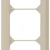 Telaio di copertura INC kallysto.line 3×1 beige 92×212mm 