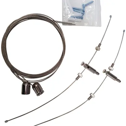 Kit di sospensione DOTLUX per GRIDlong e PANELbig 2m 