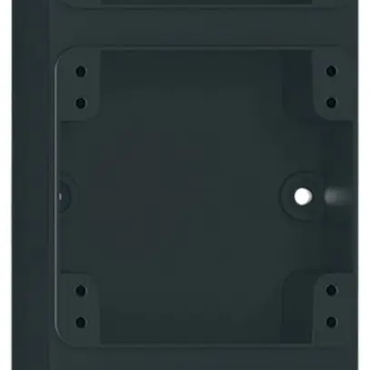 Scatola AP Hager robusto 3×1 276×86mm nero 