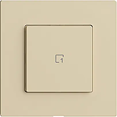 Pulsante scena 1 scena/1T Edue Wiser vanille 