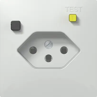 Presa FI INC SIDUS E T13 30mA bianco lucido 