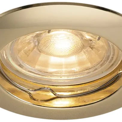 EB-Deckenleuchte SLV PIKA QPAR51, GU10 starr IP20 Messing 