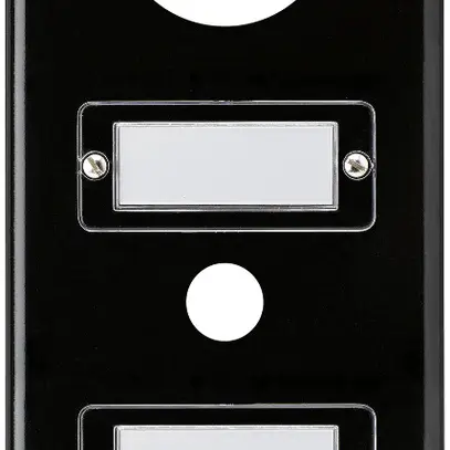 Placca di copertura INC basico 3×1 43+16+16mm nero 