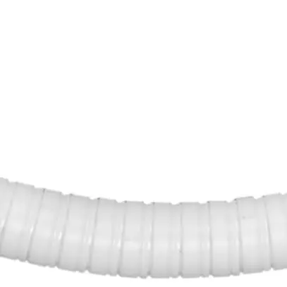 Coude Symalit flexible PE 45°Court 163/148 blanc r=1460mm SYSTAflex 