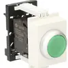 Poussoir lumineux AMD K&N, 24VAC/DC, 1F 6A, 2UM, calotte vert 