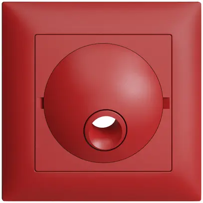 Kit frontal ENC EDIZIOdue berry 88×88mm pour boîte de raccordement 