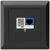 Scatola INC DSL kallysto.line 1×RJ45/1×T+T nero 