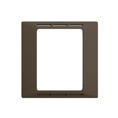 UP-Frontset EDIZIOdue F coffee für Raumthermostat mit Display 