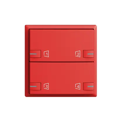 Kit montaggio EDIZIOdue zeptrionAIR F, WLAN, RGB-LED, 2×tasto, 2×commando ber 