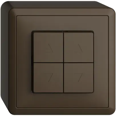 Poussoir pour stores AP EDIZIOdue coffee 2 canaux 