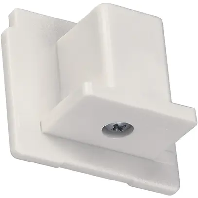 Cappa terminale SLV per binario conduttore AP EUTRAC 3-fasi, bianco 