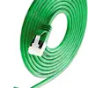 SLIM Câble patch : U/FTP, 1m, vert Cat.6A, LSOH, jack non sécable, 3.8mm 
