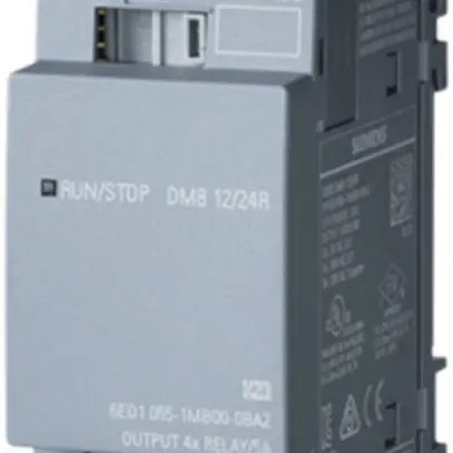 Modulo di estensione PLC Siemens LOGO!8 DM8 12/24R, 4ED/4UD 