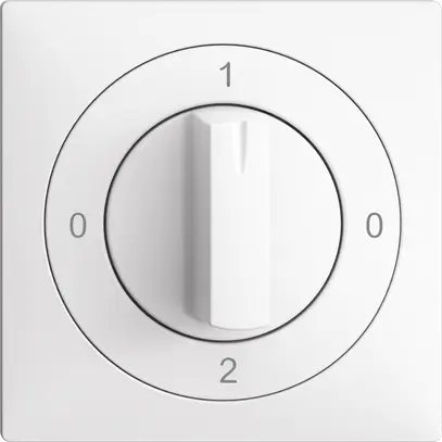 Interrupteur rotatif ENC EDIZIOdue 2/1P blanc, a. manette 