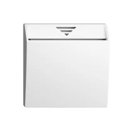 Kit frontal EDIZIOdue blanc 60×60mm pour Hotelcard 230VAC 