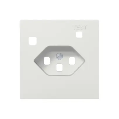 Kit di copertura SIDUS Z/E per presa FI T23 bianco 