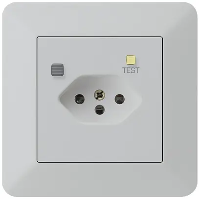 Prise ENC KTR T13 FI 30mA gris clair 