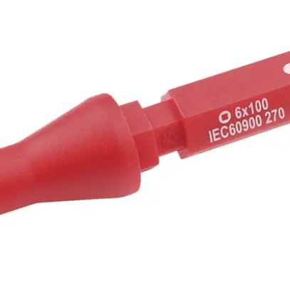 Lama di ricambio CIMCO VDE 1000V quadrato interno 6×100mm 