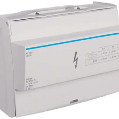 Distributore a barra ottone Hager 4L 160A 1×25…70mm²/3×10…35mm²/8×2.5…25mm² 