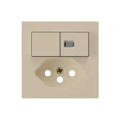 Kit frontal kallysto 60×60 beige avec 1 lentille pour combinaison S1/T13 