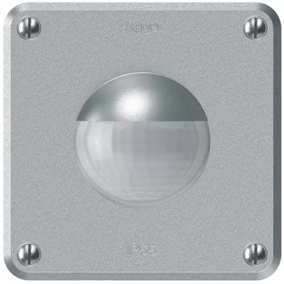 Rilevatore di movimento INC Hager robusto IP55 C 3 fili alluminio 