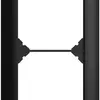 Abdeckrahmen EDIZIOdue 1×2 schwarz 