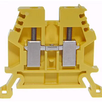 Morsetto di passaggio componibile WZ 0.5…2.5mm² 24A 1000V vite 2×1 DIN 35mm gi 