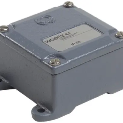 Scatola di derivazione ghisa Woertz 0 senza entrata zinc. 