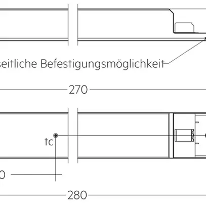 Alimentazione LED Tridonic 22…75W 60…220V 100…400mA ON/OFF 