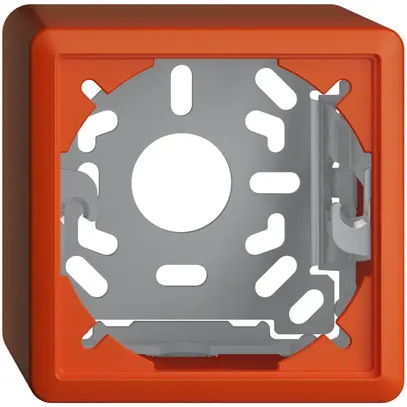 Capot avec plaque de base 54mm EDIZIOdue orange 