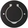 Presa da suolo Arnould ART, rotondo, 1×T23, zama, nero opaco 