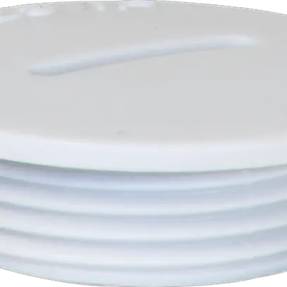 Tappo con bordo PS M25 grigio chiaro 