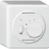 Thermostat d'ambiance AP BASICO blanc avec interrupteur 
