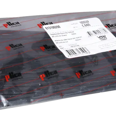 Fascetta nylon 4.8/202mm nero, resistente UV 