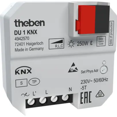 Actionneur-variateur KNX INC Theben DU 1 KNX 250W 