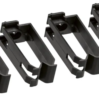 Clip di ritegno Hager univers 30×30×70mm materiale sintetico nero 4 pezzi 