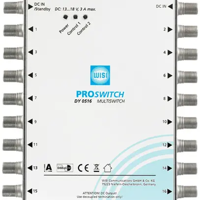 Commutateur DY0508 5 entrées 16 sorties autonome et cascade 