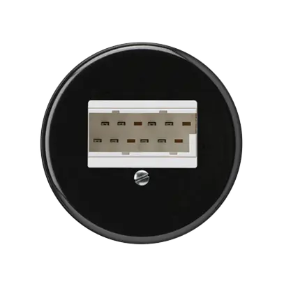 Inserto per scatola INC basico 2×TT83 nero 