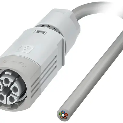 Câble de raccordement PX IPD PL 5P 2.5mm² 450V 16A 5000mm grc douille-libre 