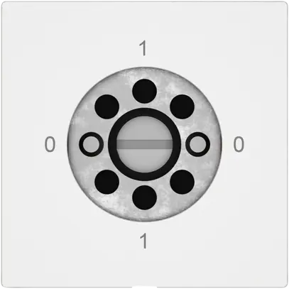 Interruttore rotativo EDIZIO.liv SNAPFIX® interruttore 0/1L s.cilindro bi 