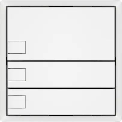 Poussoir KNX RGB EDIZIO.liv SNAPFIX® capteur temp.s.LED 3× comm.1T bc 