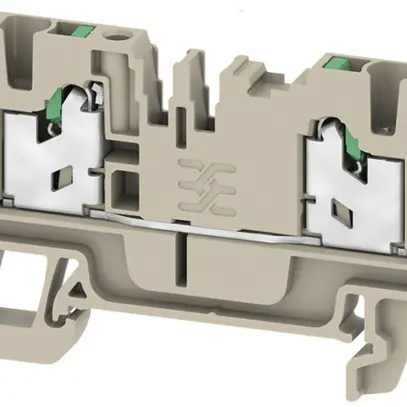 Morsetto passante Weidmüller S2C 2.5 SNAP IN 2.5mm² beige 