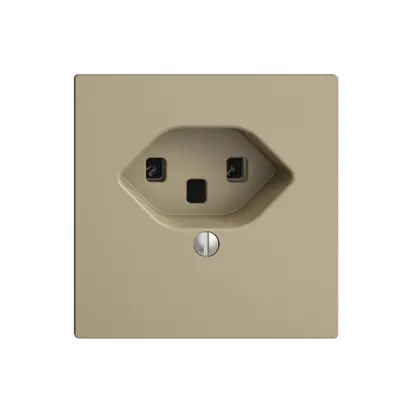 Presa INC EDIZIOdue T23 16A sand, morsetti a vite 