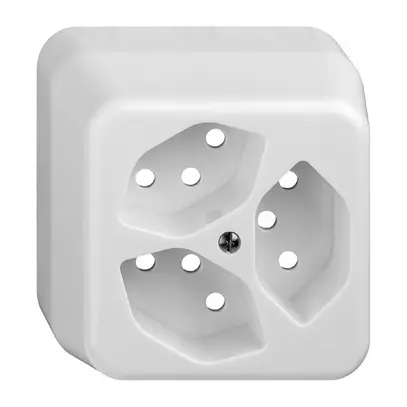 Coperchio AP FH per 3×T13 bianco 